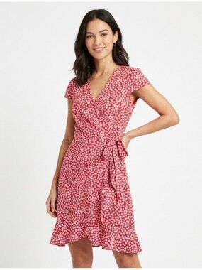 jessica howard missy cocktail dress Jessica Howard Missy Cocktail Dress/White And Purple Florals/Knee Length/Size 16